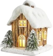 eurolamp spitaki fotizomeno me dyo dentrakia mpatarias 21x14x19cm 600 43993 photo