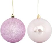 eurolamp mpala plastikiroz set 6tmx 2 perle 4 glitter 8cm 600 42645 photo
