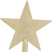 eurolamp koryfi dentroy asteri plastiko xryso me glitter 205cm 600 42550 photo