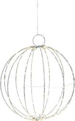 eurolamp asimi metalliki mpala fotizomeni 30cm 144 mini led thermo leyko proektasi 3m ip44 600 22401 photo