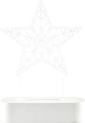 eurolamp asteri plexi glass fotizomeno 5 led mpatarias 13x55x195cm 600 40274 photo