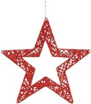 eurolamp asteri kremasto plegma kokkino 45cm 600 45632 photo