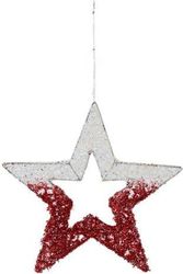 eurolamp asteri kremasto plegma leyko kokkino 25cm 600 45633 photo