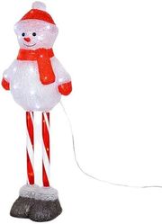 eurolamp akrylikos xionanthropos me podia candy 35v 35 leyka led 5m 25x18x67cm ip44 600 40885 photo