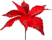 eurolamp alexandrino kokkino me leptomereia glitter sta fylla 24x15cm 600 47600 photo