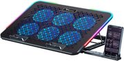 alcatroz notebook phone cooling stand 6 fans vendaval s6 rgb black vendaval s6 rgb photo