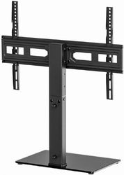 gembird tabletop tv stand 37 75 vesa 600x400 black tvs d75s 01 photo