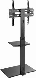 gembird tv floor stand 32 55 black tvs 55t 02 photo