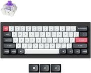 keychron q4 he q4h c1 qmk wireless custom hall effect keyboard purple switch 60 us photo
