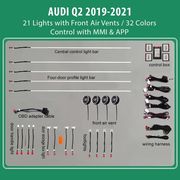 diq ambient audi q2 mod 2017 digital iq ambient light for audi q2 mod 2017 2025 with 21 lights photo