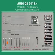 diq ambient audi q8 mod 2018 digital iq ambient light for audi q8 mod 2018 with 19 lights photo