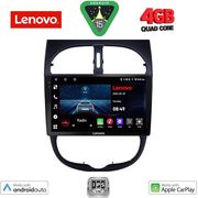 digital iq lve 8506 cpaa 9inc multimedia tablet for peugeot 206 mod 1998 2006 photo