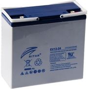 ritar lead acid battery for electric carts ev12 24 agm 12v 24ah 1825 785 170 mm photo