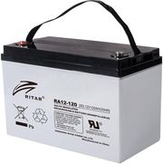ritar lead acid battery ra12 120 agm 12v 120 ah 407 177 225mm terminal f12m8 photo