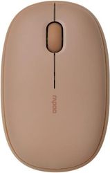 rapoo m660 silent multi mode wireless optical mouse silent brown photo