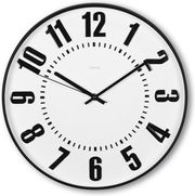 hama formentera wall clock 35 cm no ticking black white photo hama formentera wall clock 35 cm no ticking black white photo