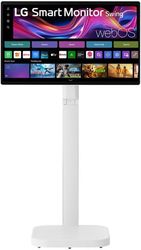 othoni lg 32u889sa w 32 ips ultra hd 4k touchscreen smart web os rolling stand white photo