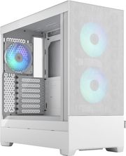 case fractal design pop air rgb white tg clear tint mini tower photo