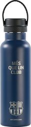 safta stainless steel thermo bottle 600ml fc barcelona navy blue photo