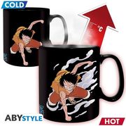 abysse one piece luffy and ace heat change mug 460ml photo
