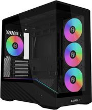 mini micro atx case lian li vector v100 mini black 4 x 120mm argb led rgb strip �tempered�glass photo