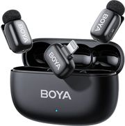 boya mini 2 iphone lightning 24ghz 2mic wireless ai anc mic w charging box mono stereo safety photo