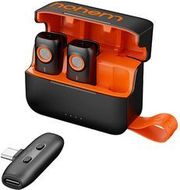 microphone hohem 2tx 1rx charging case type c photo