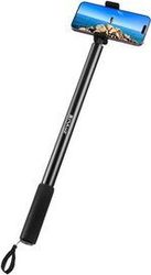 metal selfie stick 2 m puluz for insta360 one rs x2 x3 x4 black photo