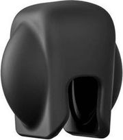 silicone protective lens cover puluz for insta360 x3 black photo