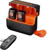 microphone hohem 2tx 1rx charging case light photo