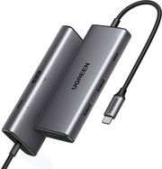 ugreen type c hub cm498 15531 2x usb a 32 2x type c hdmi sd microsd grey photo ugreen type c hub cm498 15531 2x usb a 32 2x type c hdmi sd microsd grey photo