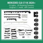 diq ambient 8179 a4 mercedes cla c118 diq amblight mercedes cla c118 mod 2020 with 36 lights photo