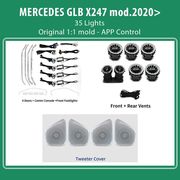 diq ambient 8176 glb e benz glb x247 diq ambient light for mercedes glb mod 2020 with 35 lights photo
