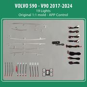 diq ambient volvo s90 v90 mod 2017 2024 diq ambient light for volvo s90 v90 mod 2017 with 19 lights photo