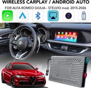 diq ar 749f cpa interface wireless cplay anauto box alfa romeo giulia stelvio 15 2026 with 2 cams photo