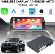 diq bm 005w cpaa wireless cplay anauto box for bmw mini with nbt system 2 cameras front rear photo