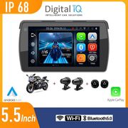 digital iq pna 5500 cpa 55inc motorcycle carplay android auto with tpms 2 dvr cameras photo