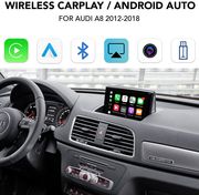 diq ad 505q cpa wls cplay anauto box w 2 cam in audi a8 12 18 w mmi 3g and 65 7 screen photo