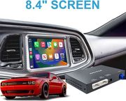 diq dz 201q cpa wireless cplay anauto box with 2 camera in dodge mod 2011 2017 with 84 screen photo