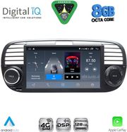 digital iq blm 765bl cpa 7 deck multimedia oem for fiat 500 mod 2007 2015 black photo