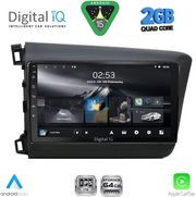 digital iq rsd 11904d cpa 9inc multimedia tablet for honda civic 4doors mod 2012 2016 photo