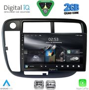 digital iq rsd 1186 cpa clima 9inc multimedia tablet for honda civic mod 1995 2001 photo