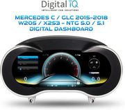 digital iq ddd 986 dc 123in digital cluster for mercedes c w205 glc x253 mod 2014 2021 photo
