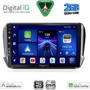 digital iq bxc 3508 cpaa 10inc multimedia tablet for peugeot 208 2008 mod 2012 2021 photo