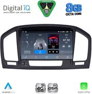 digital iq blm 714bl cpa 8 deck multimedia system for opel insignia mod 2008 2013 black photo