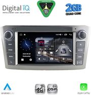 digital iq blf 325sl cpa 7 deck multimedia oem for toyota avensis t25 mod 2003 2009 silver photo