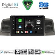 digital iq bxf 11712gr cpaa 9inc multimedia tablet for toyota corolla mod 2001 2006 grey photo