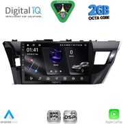 digital iq rsf 4714 cpa 10inc multimedia tablet for toyota corolla mod 2013 2016 photo