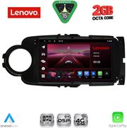 diq lvf 5737bl cpa 9inc multimedia tablet for toyota yaris mod 2011 2015 black photo