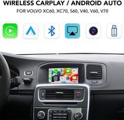diq vl 272 cpa wireless carplay android auto box for with 2 camera in volvo v s xc mod 2015 2019 photo